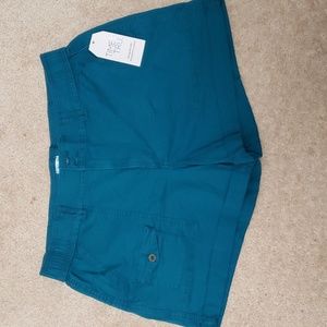 Time and true teal shorts. Size 14